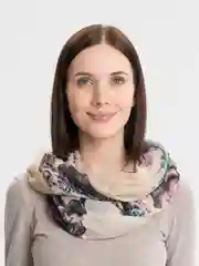 Бежевый палантин женский