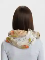 Песочный хаки палантин женский