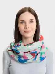 Бирюзовый палантин женский