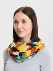 Лесной зеленый палантин женский