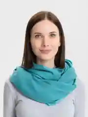 Бирюзовый палантин женский