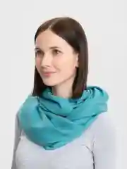 Бирюзовый палантин женский