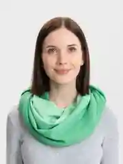 Лесной зеленый палантин женский