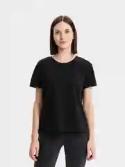 Черный футболка базовая QP Store, хлопковая