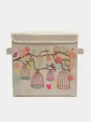 Короб стеллажный для хранения "Весна", с крышкой, 29 х 29 х 28,5 см