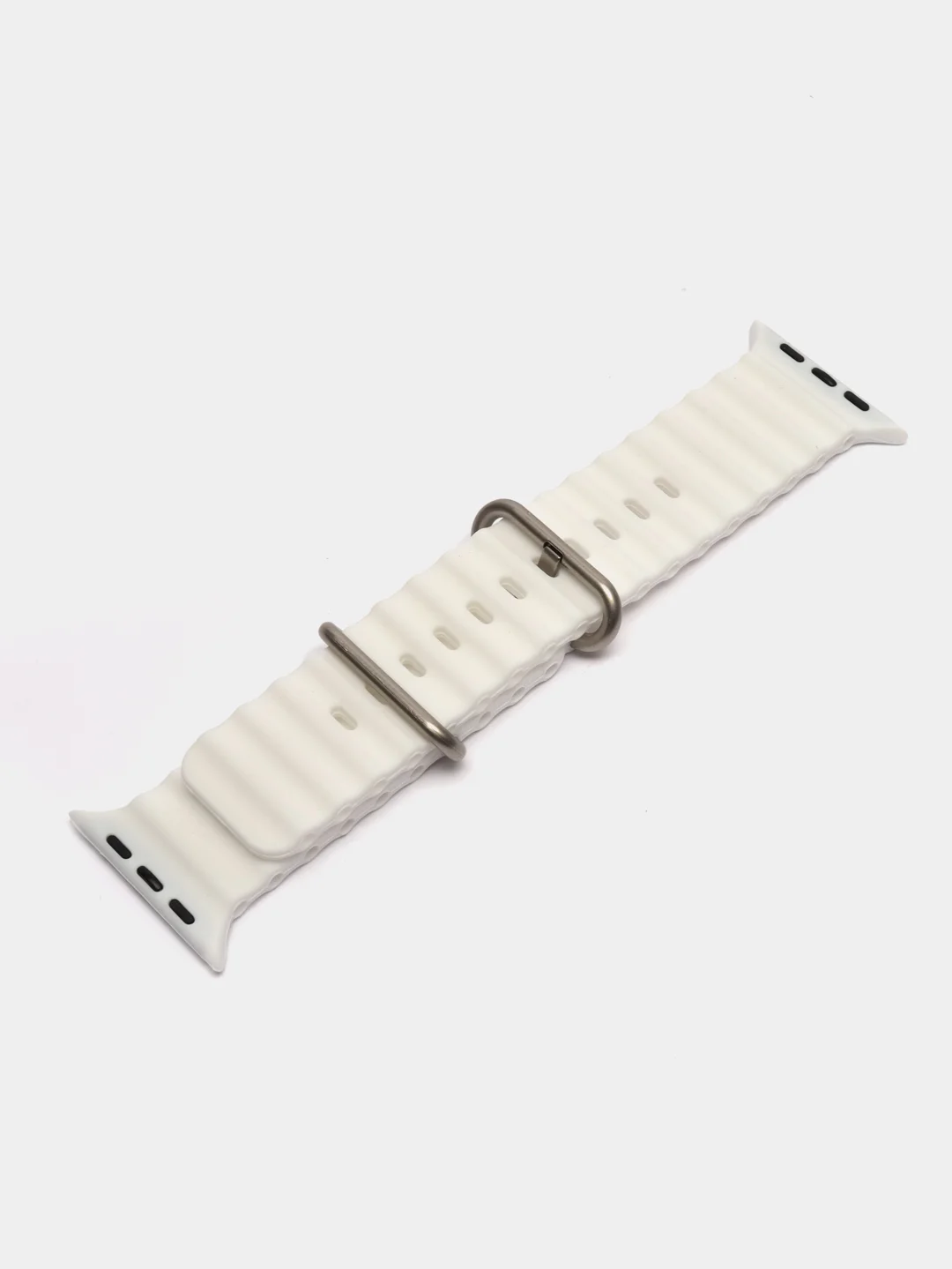 Белый силиконовый ремешок для Apple Watch 38 / 40 / 41, 42 / 44 / 45 / 49 мм