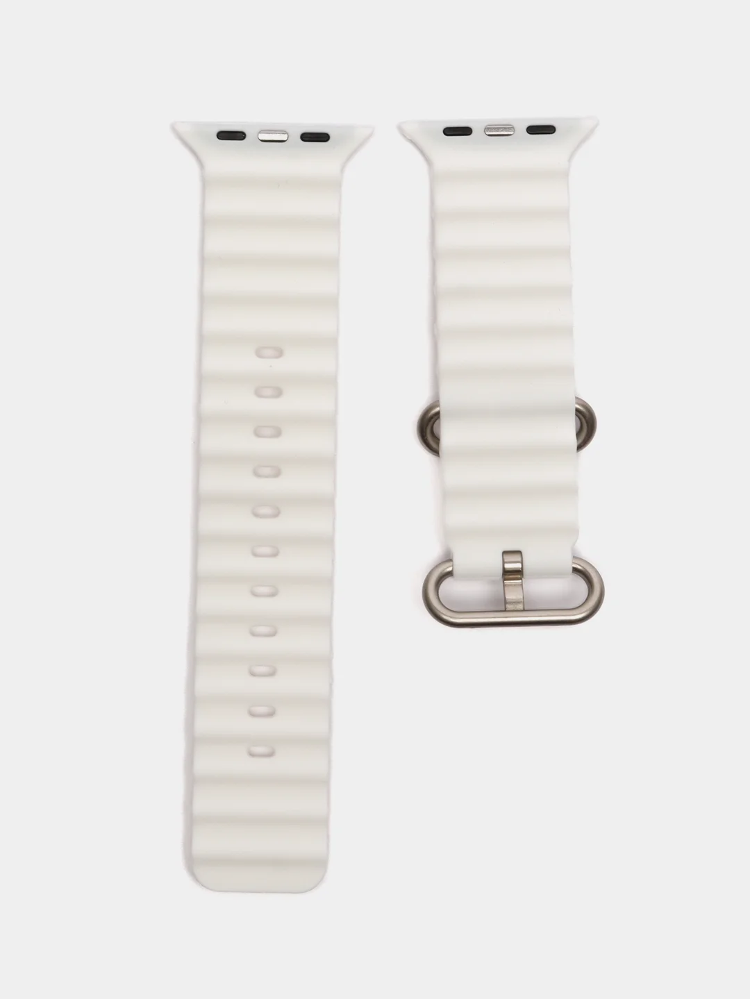 Белый силиконовый ремешок для Apple Watch 38 / 40 / 41, 42 / 44 / 45 / 49 мм