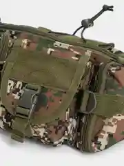 Зелёный хаки сумка поясная тактическая