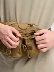 Хаки сумка поясная тактическая