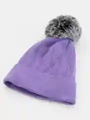 Аметистовый шапка женская зимняя, утепленная