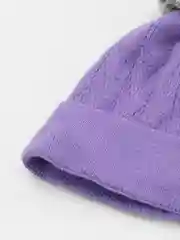 Аметистовый шапка женская зимняя, утепленная