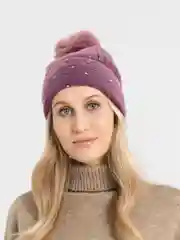 Марсала шапка женская  тёплая