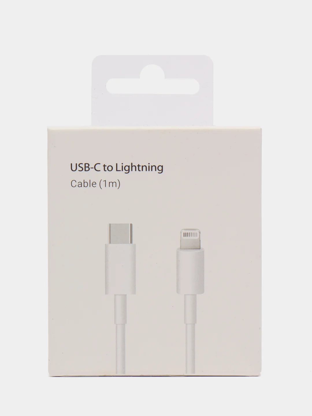 Белый зарядное устройство iPhone Type-C Lightning 20W