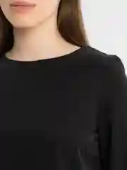 Черный блузка женская "Tiffan"