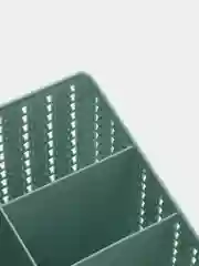 Бирюзовый органайзер для косметики / кистей / канцелярии ВЯЗАНИЕ IDEA