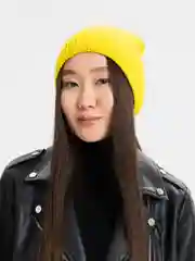 Желтый шапка женская
