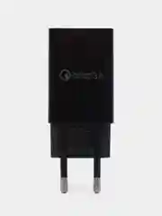 Черный блок питания 2USB 3 A + 2.1 A, зарядное устройство QC3.0 быстрая зарядка NC55QC