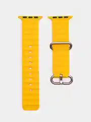 Желтый силиконовый ремешок для Apple Watch 38 / 40 / 41, 42 / 44 / 45 / 49 мм