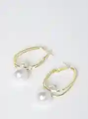 Серьги со вставкой из жемчуга