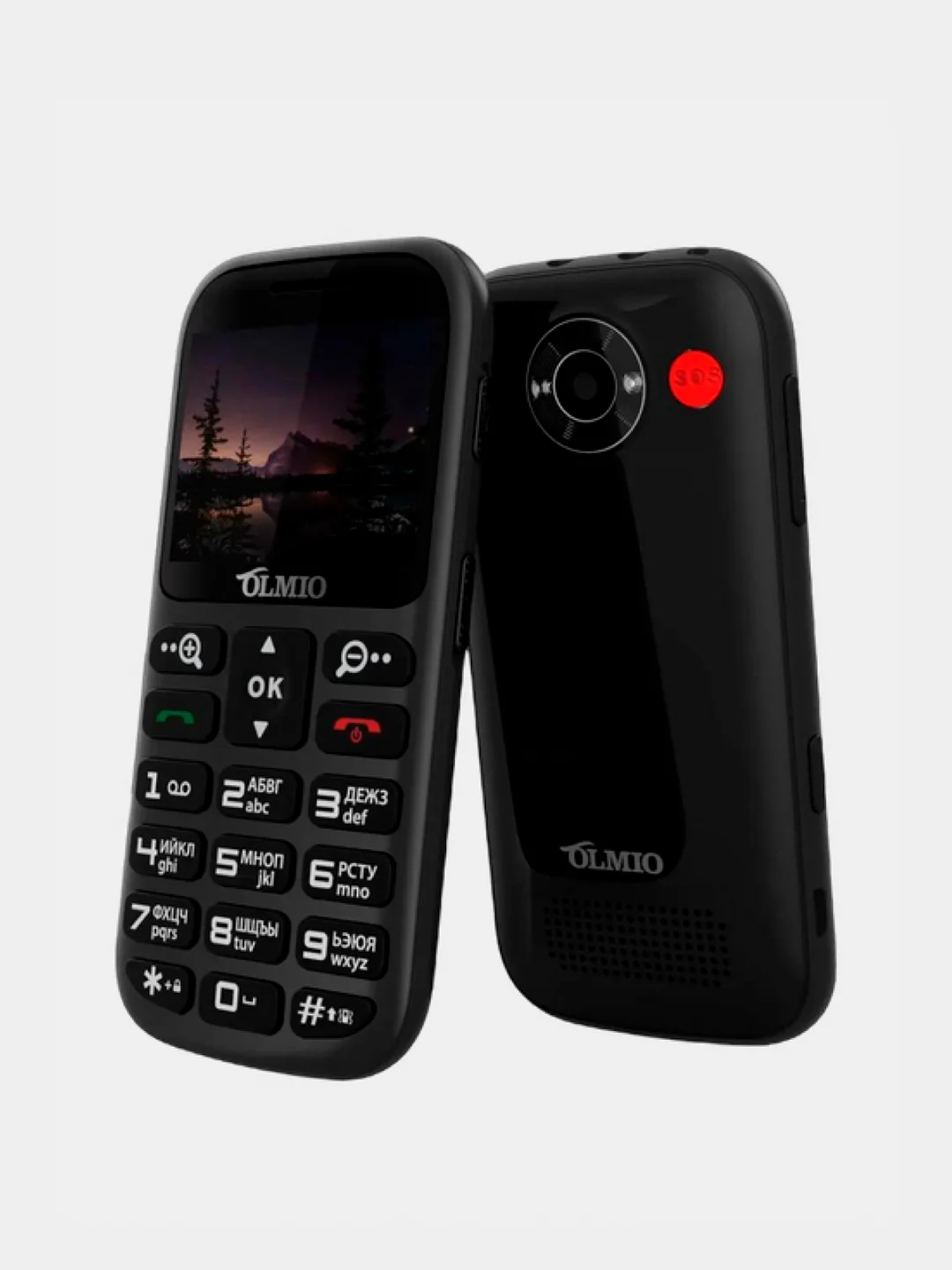 Мобильный телефон OLMIO C37, для пожилых