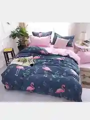 Разноцветный комплект постельного белья 2- х спальный, однотонный, 2-x спальный, хлопок / Евро