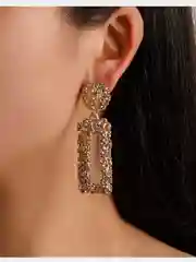 Золотой серьги-подвески