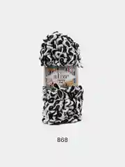 Угольный пряжа Alize Puffy Fine 5 штук петельки маленькие
