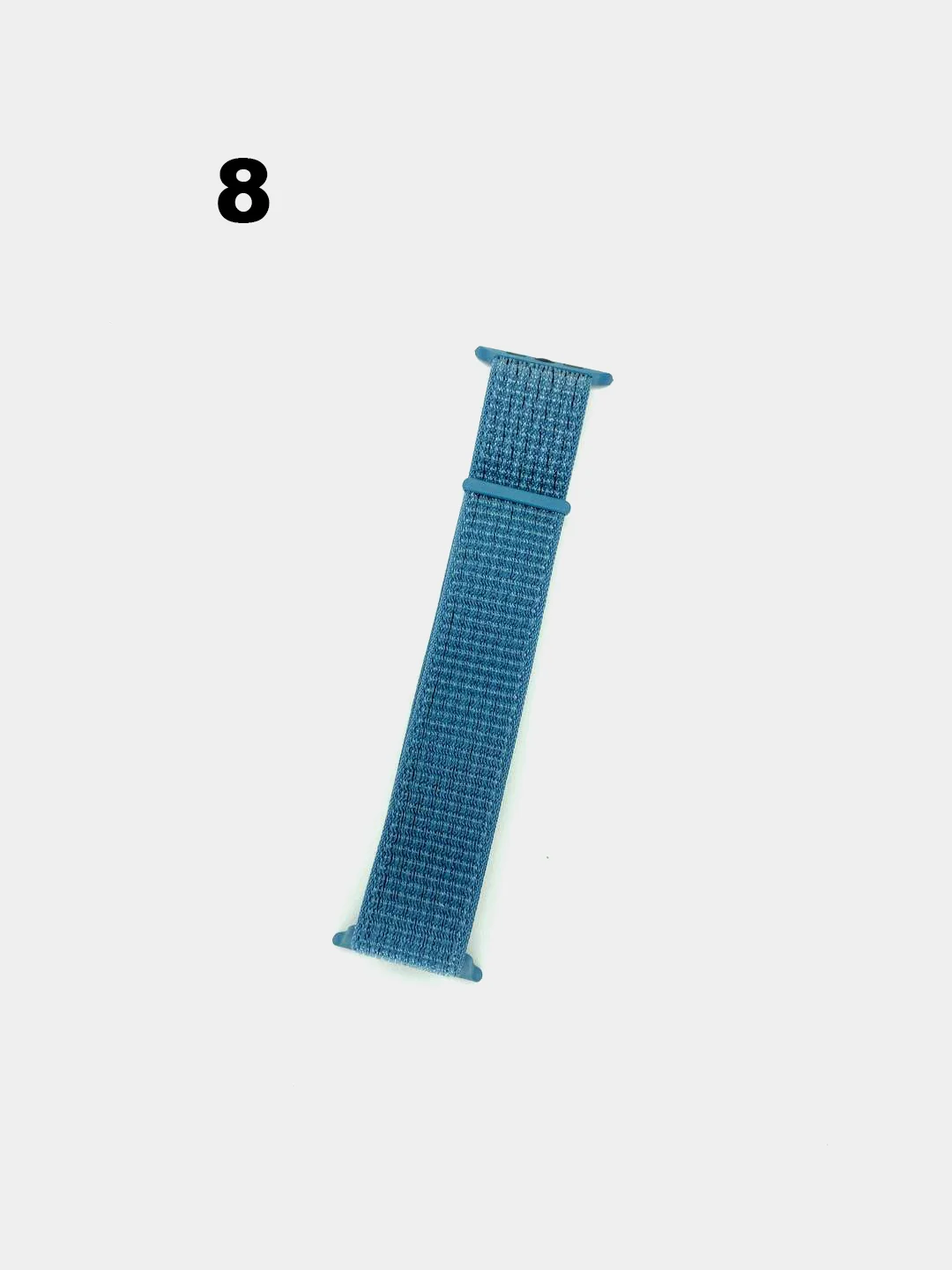 Ремешок для Apple Watch 1, 2, 3, 4, 5, 6, 7, 8, se, нейлоновый на липучке