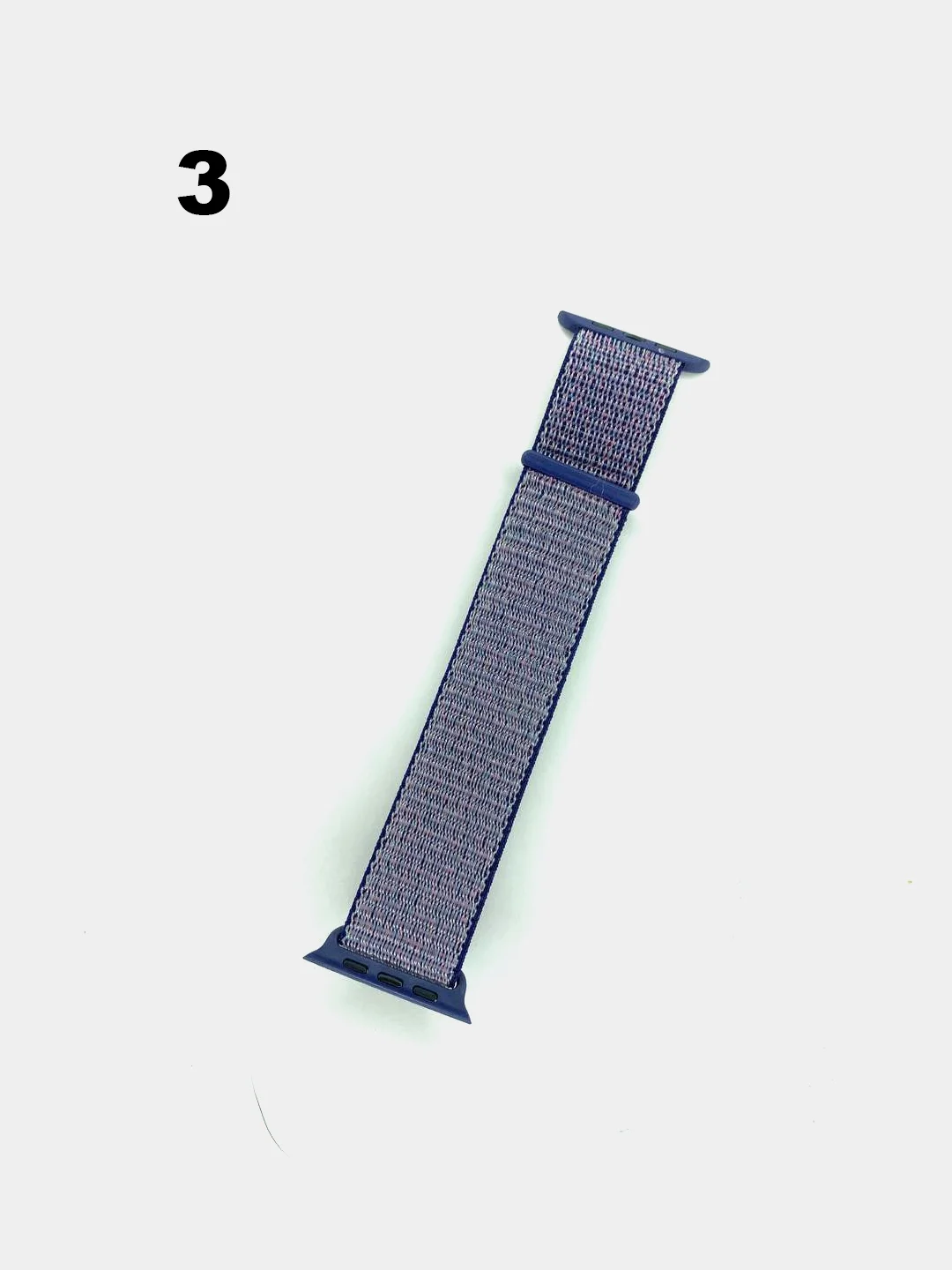 Ремешок для Apple Watch 1, 2, 3, 4, 5, 6, 7, 8, se, нейлоновый на липучке