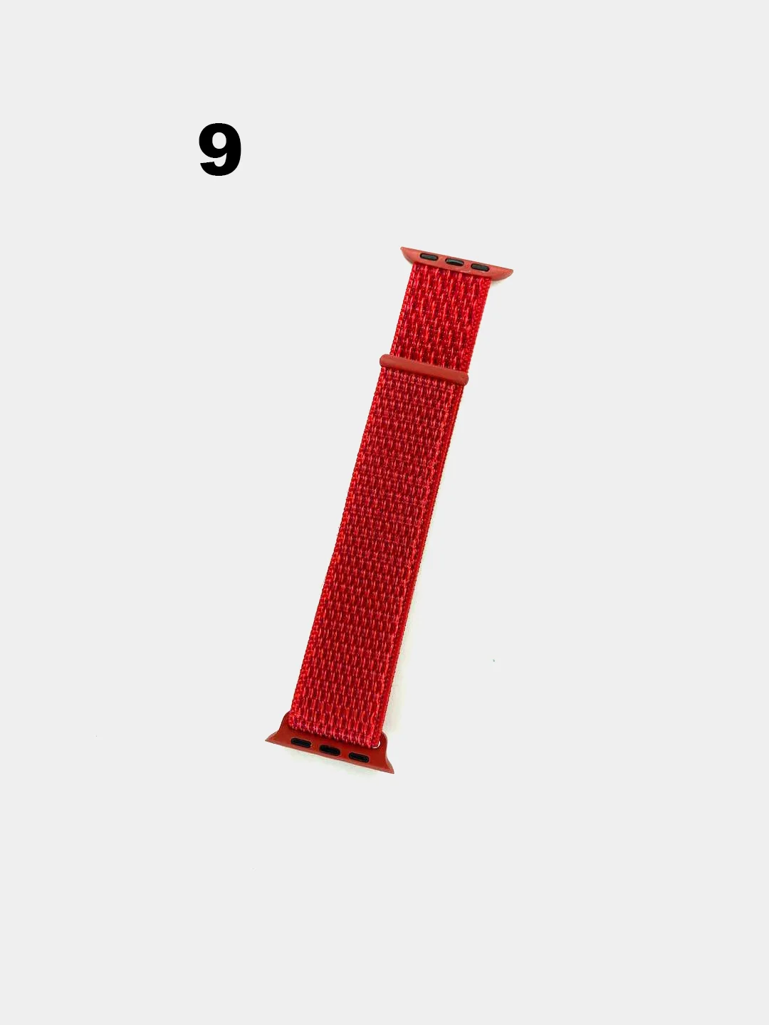 Ремешок для Apple Watch 1, 2, 3, 4, 5, 6, 7, 8, se, нейлоновый на липучке
