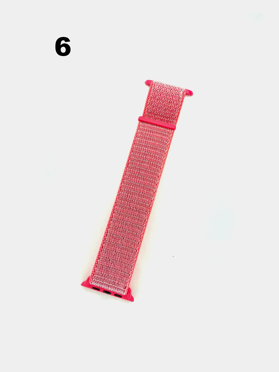 Ремешок для Apple Watch 1, 2, 3, 4, 5, 6, 7, 8, se, нейлоновый на липучке