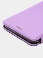Лавандовый чехол-книжка для Infinix Hot 12 Play NFC (Инфиникс Хот 12 Плей)
