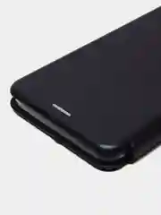 Темно-синий чехол-книжка для Infinix Hot 12 Play NFC (Инфиникс Хот 12 Плей)