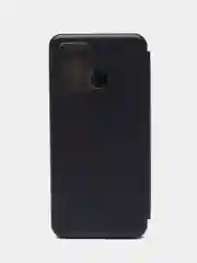 Темно-синий чехол-книжка для Infinix Hot 12 Play NFC (Инфиникс Хот 12 Плей)