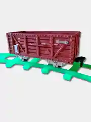Игрушка "Железная дорога", звук, свет,2 скорости,задний ход, дым