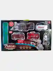 Игрушка "Железная дорога", звук, свет,2 скорости,задний ход, дым