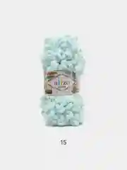 Мятный пряжа Alize Puffy, 5 штук, петельки большие