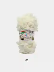 Молочный пряжа Alize Puffy, 5 штук, петельки большие