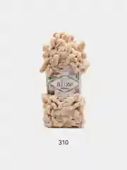 Карамельный пряжа Alize Puffy, 5 штук, петельки большие