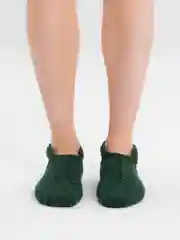 Зеленый следки мужские,вязанные,ручная работа