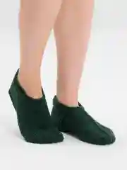 Зеленый следки мужские,вязанные,ручная работа