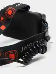 Налобный фонарь T6 для рыбалки, охоты, туризма, аккумуляторный/с аккумулятором