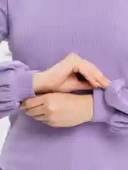 Сиреневый кофта женская лапша
