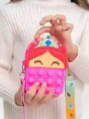 Фуксия сумочка "Принцесса Попит", 12,5 х 8,5 х 3,5 см