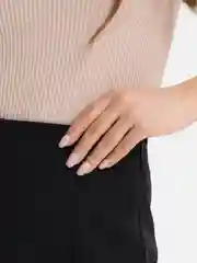 Брюки костюмные с разрезами