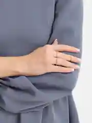 Кольцо безразмерное, с позолотой