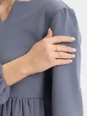 Кольцо безразмерное, с позолотой