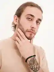 Черный браслет унисекс