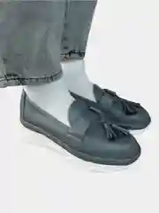 Белый лоферы женские, демисезон