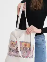 Ледяной сумка-шоппер, сумка через плечо, хлопковая сумка K-pop, BTS, BLACKPINK, Stray Kids, TWICE